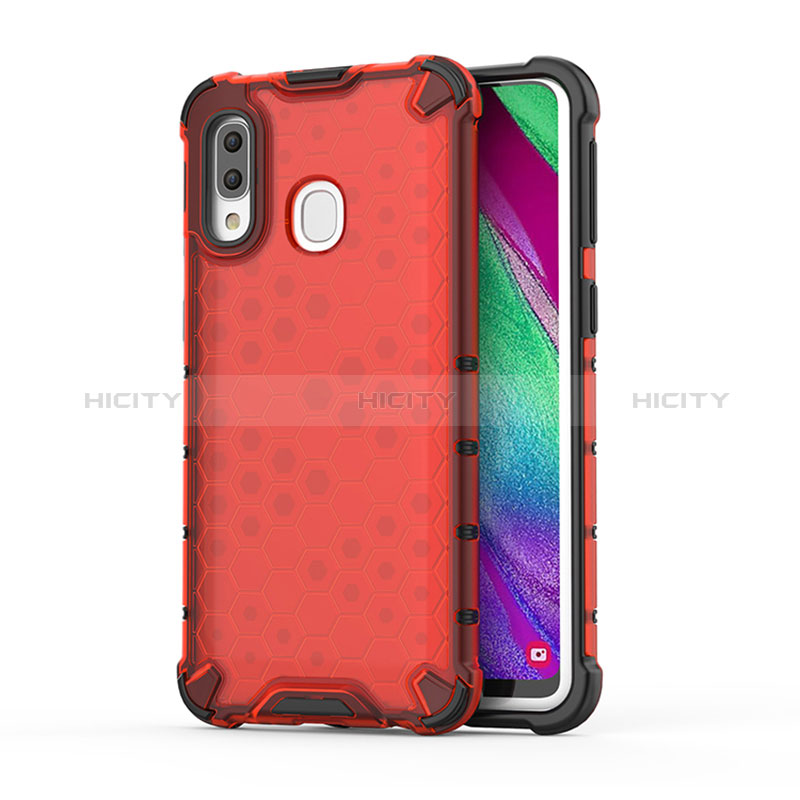 Custodia Silicone Trasparente Laterale 360 Gradi Cover AM1 per Samsung Galaxy A40