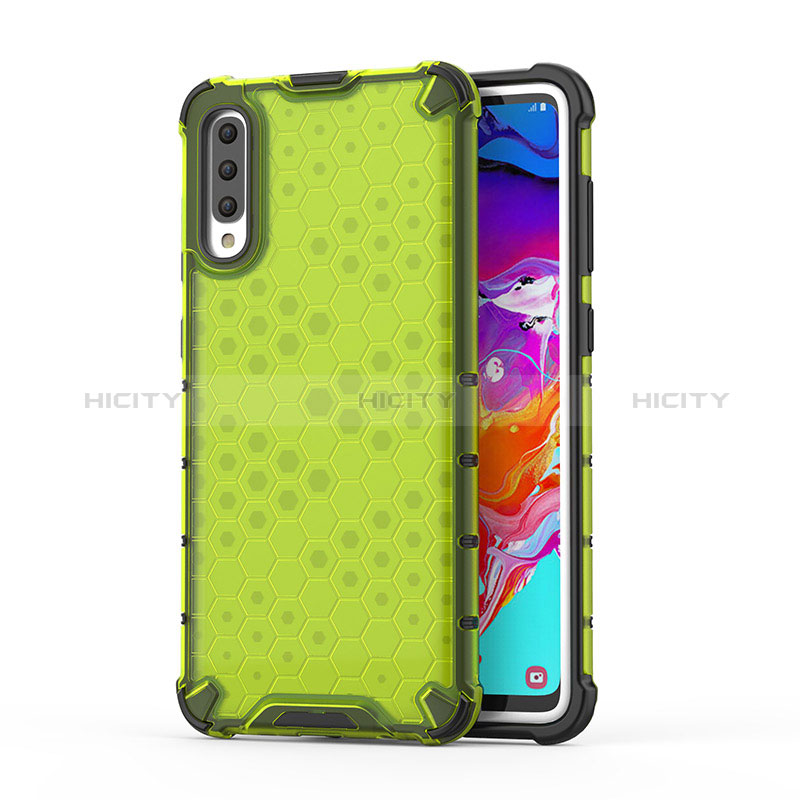 Custodia Silicone Trasparente Laterale 360 Gradi Cover AM1 per Samsung Galaxy A70S