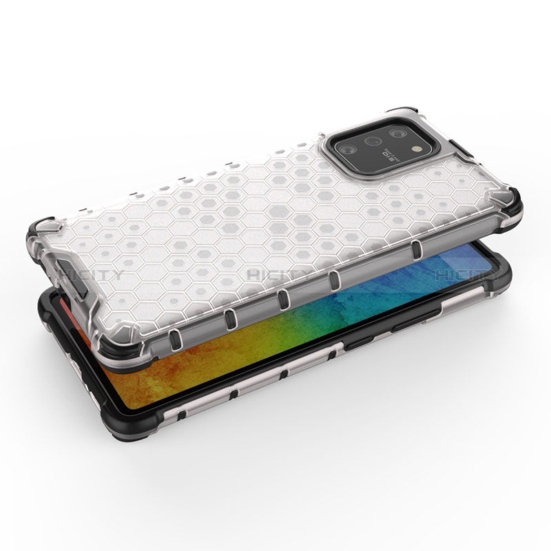 Custodia Silicone Trasparente Laterale 360 Gradi Cover AM1 per Samsung Galaxy A91