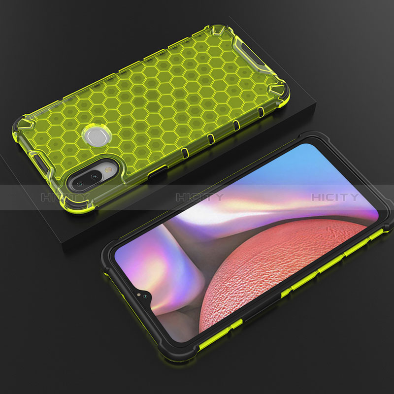 Custodia Silicone Trasparente Laterale 360 Gradi Cover AM1 per Samsung Galaxy M01s Verde
