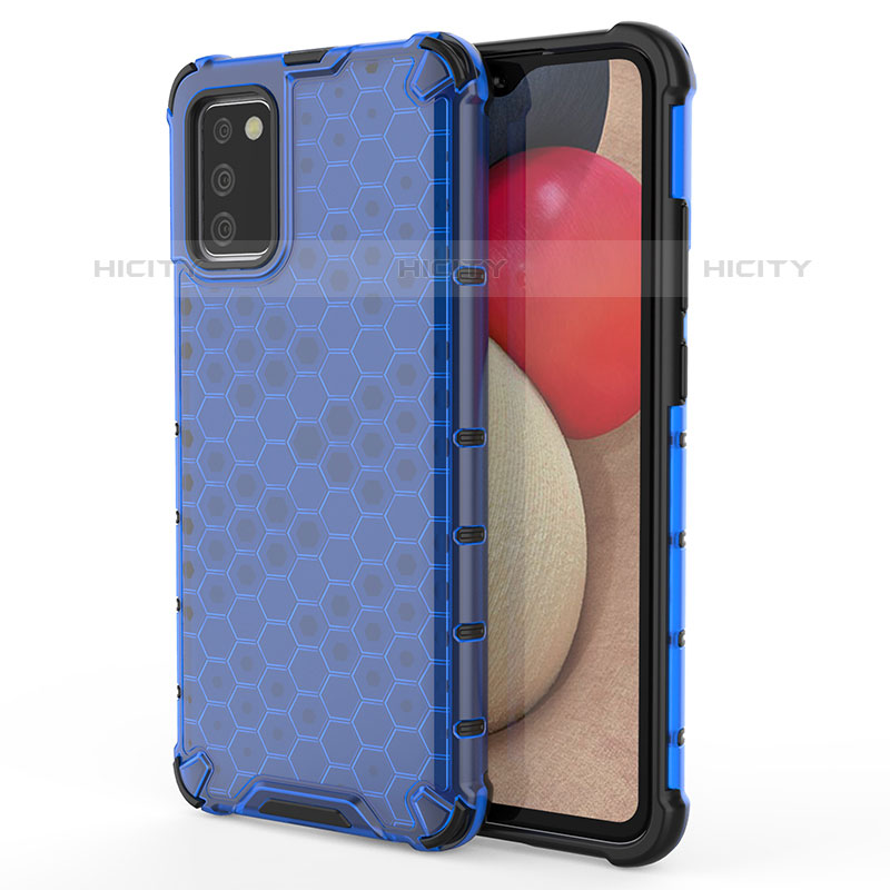 Custodia Silicone Trasparente Laterale 360 Gradi Cover AM1 per Samsung Galaxy M02s