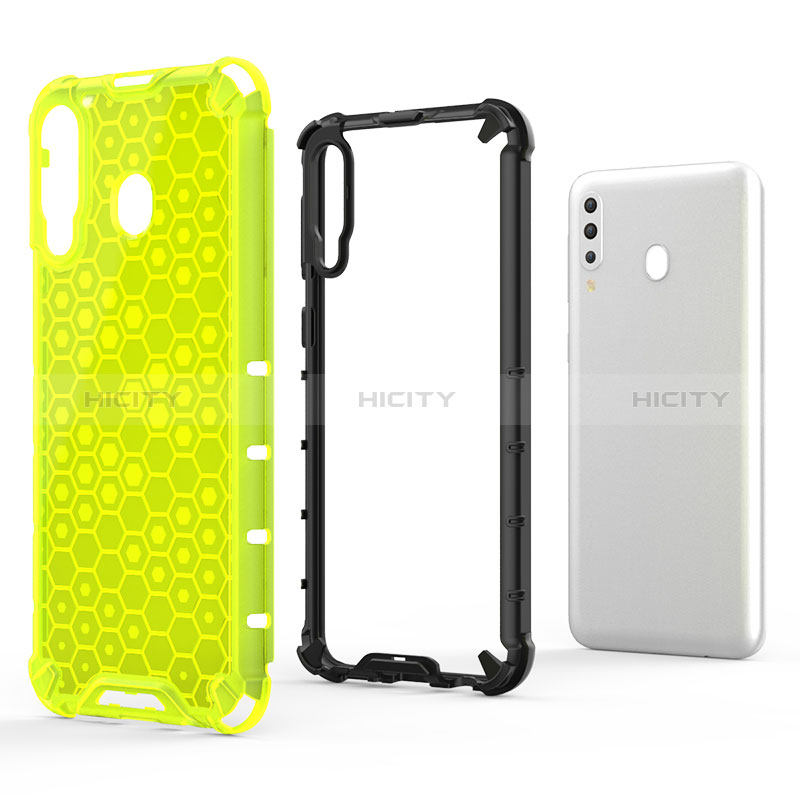 Custodia Silicone Trasparente Laterale 360 Gradi Cover AM1 per Samsung Galaxy M30