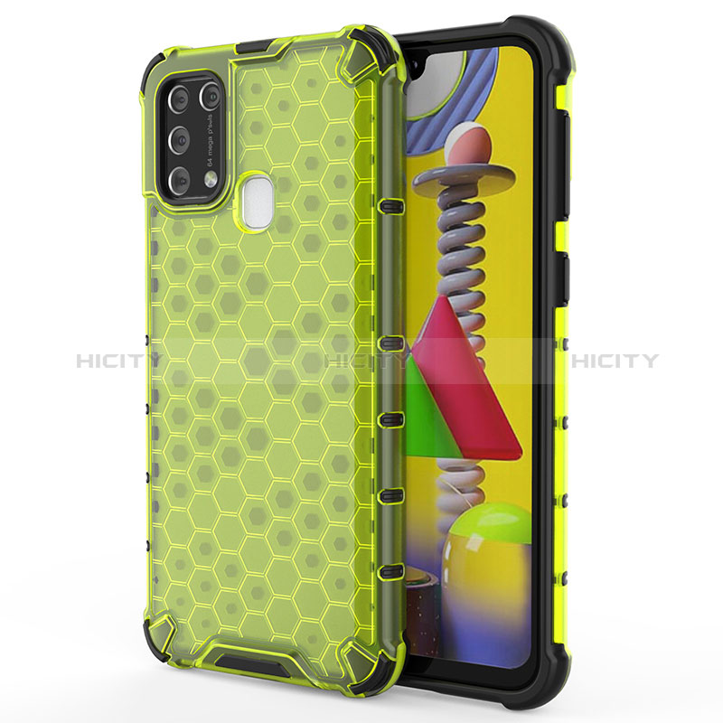 Custodia Silicone Trasparente Laterale 360 Gradi Cover AM1 per Samsung Galaxy M31 Prime Edition