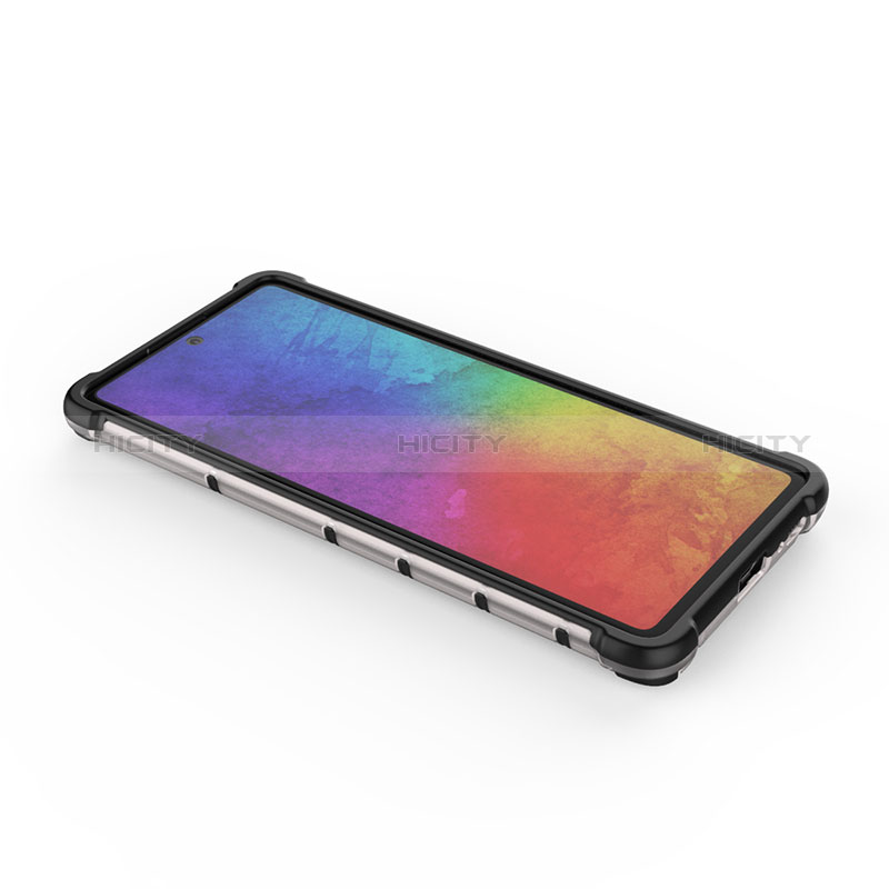 Custodia Silicone Trasparente Laterale 360 Gradi Cover AM1 per Samsung Galaxy S10 Lite