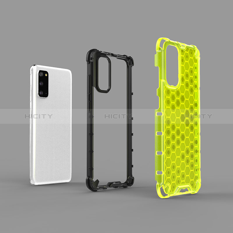 Custodia Silicone Trasparente Laterale 360 Gradi Cover AM1 per Samsung Galaxy S20 5G