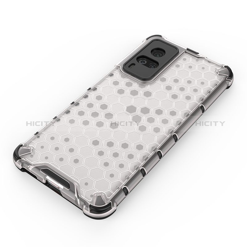 Custodia Silicone Trasparente Laterale 360 Gradi Cover AM1 per Vivo X60 Pro 5G