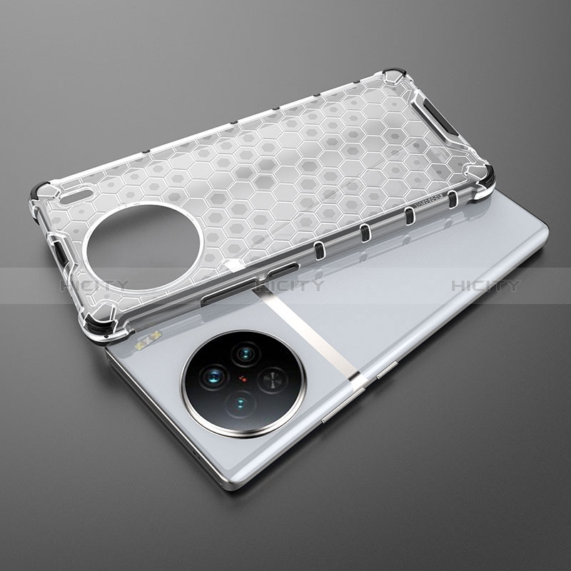 Custodia Silicone Trasparente Laterale 360 Gradi Cover AM1 per Vivo X90 5G