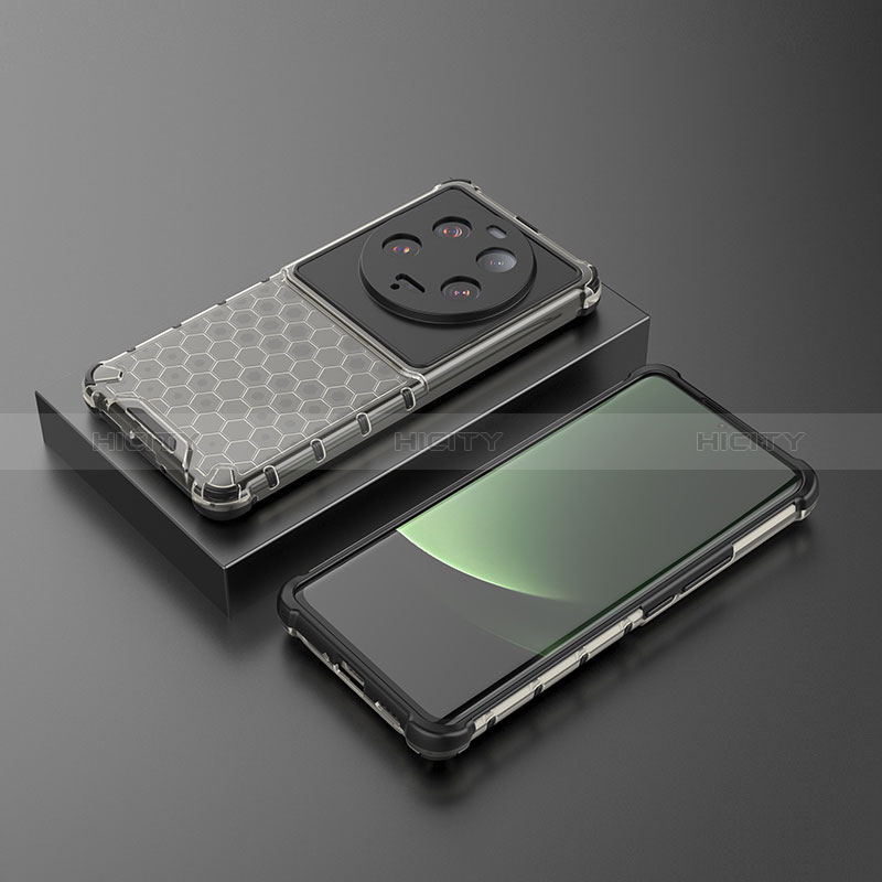 Custodia Silicone Trasparente Laterale 360 Gradi Cover AM1 per Xiaomi Mi 13 Ultra 5G