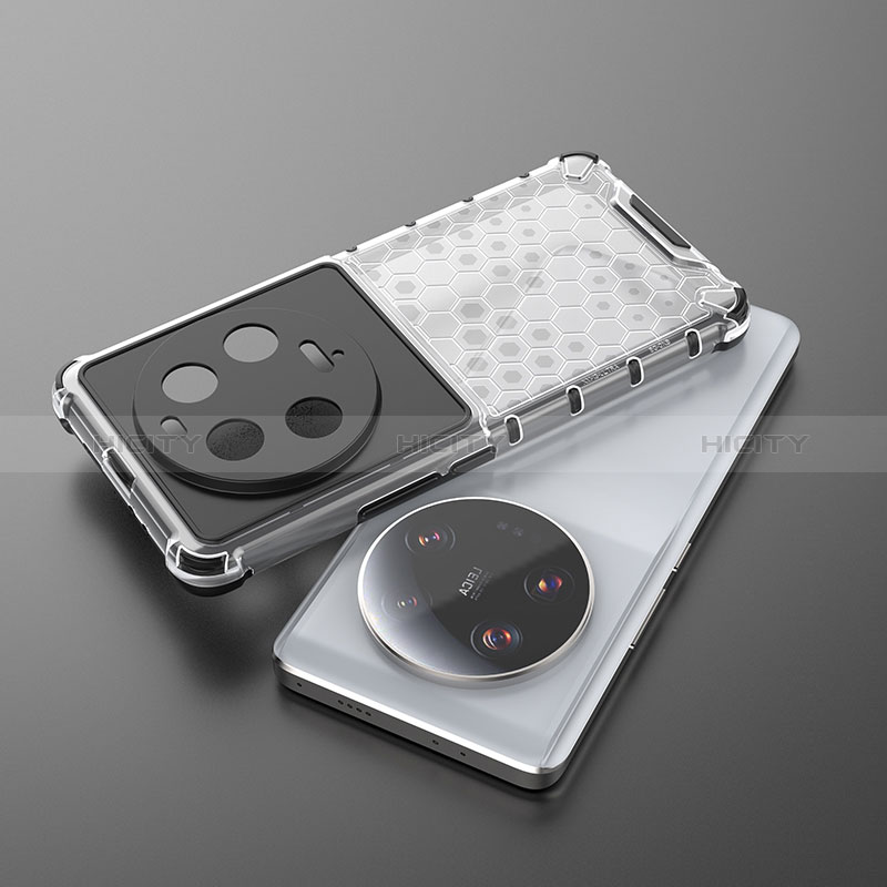 Custodia Silicone Trasparente Laterale 360 Gradi Cover AM1 per Xiaomi Mi 13 Ultra 5G