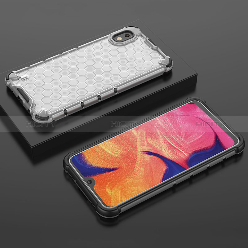 Custodia Silicone Trasparente Laterale 360 Gradi Cover AM2 per Samsung Galaxy A10