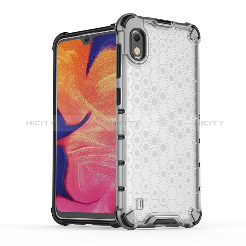 Custodia Silicone Trasparente Laterale 360 Gradi Cover AM2 per Samsung Galaxy A10