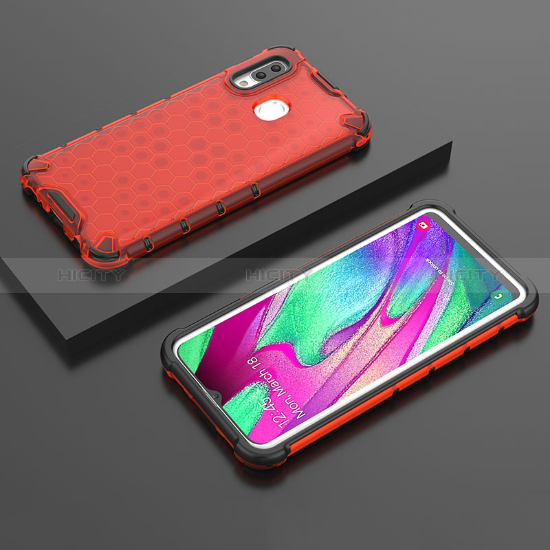 Custodia Silicone Trasparente Laterale 360 Gradi Cover AM2 per Samsung Galaxy A40