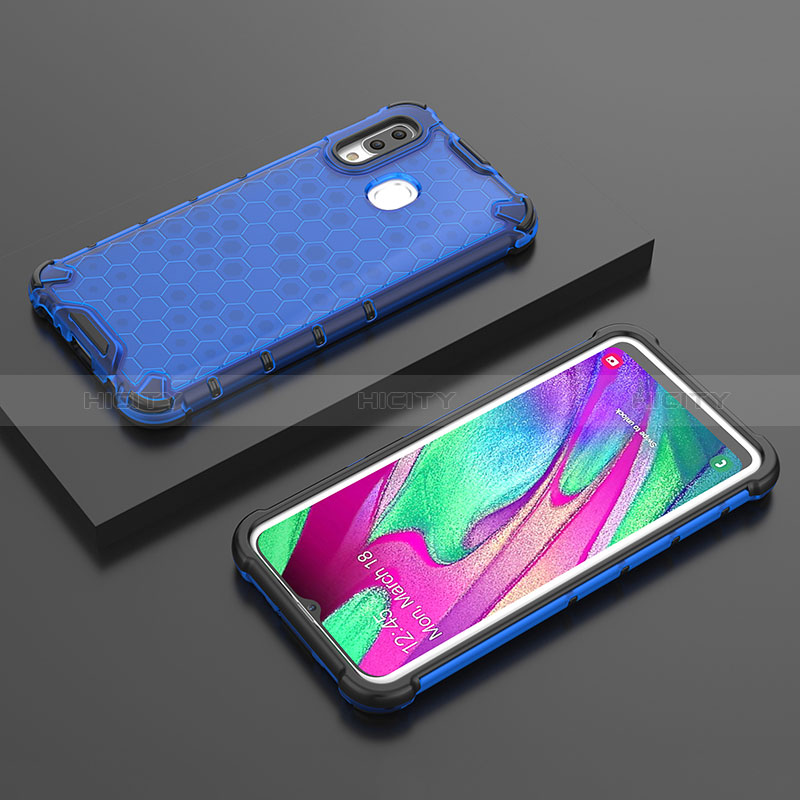 Custodia Silicone Trasparente Laterale 360 Gradi Cover AM2 per Samsung Galaxy A40