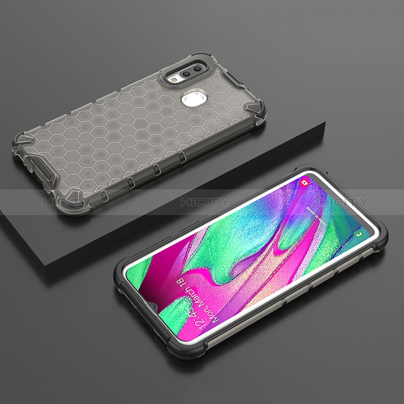 Custodia Silicone Trasparente Laterale 360 Gradi Cover AM2 per Samsung Galaxy A40