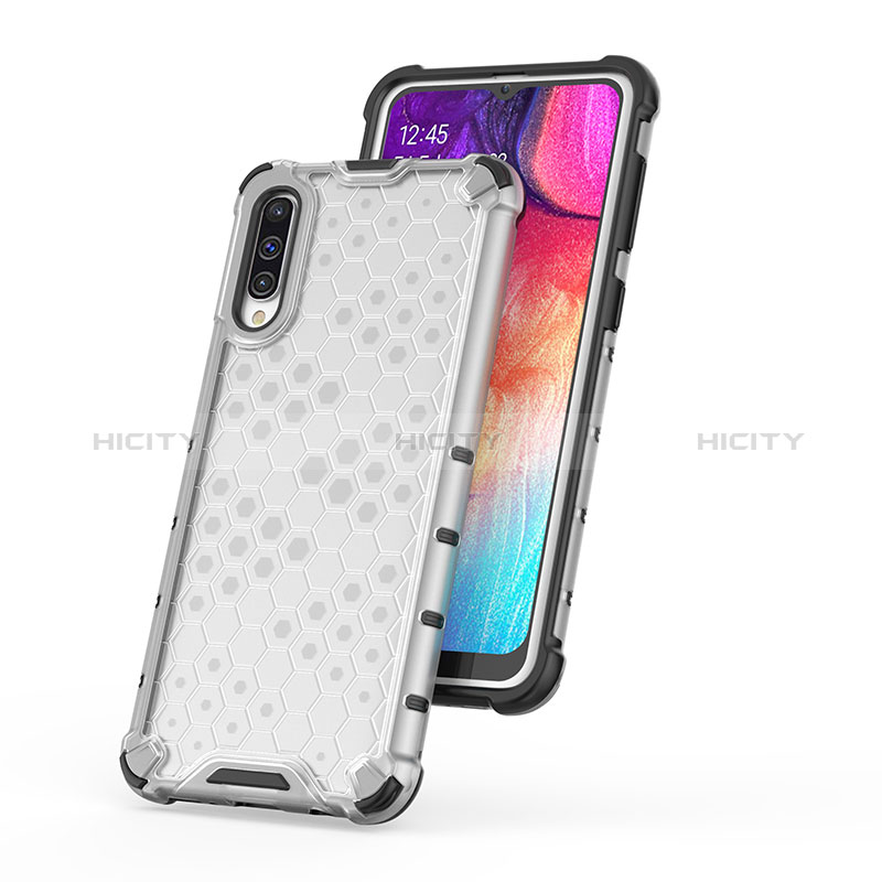 Custodia Silicone Trasparente Laterale 360 Gradi Cover AM2 per Samsung Galaxy A50