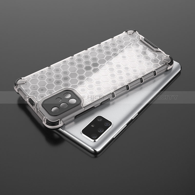 Custodia Silicone Trasparente Laterale 360 Gradi Cover AM2 per Samsung Galaxy A71 4G A715