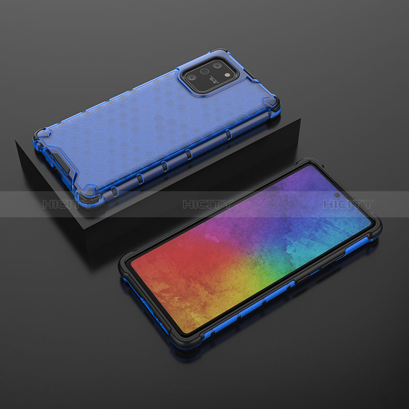 Custodia Silicone Trasparente Laterale 360 Gradi Cover AM2 per Samsung Galaxy A91
