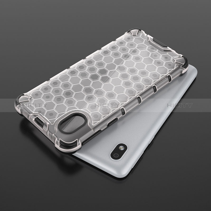 Custodia Silicone Trasparente Laterale 360 Gradi Cover AM2 per Samsung Galaxy M01 Core