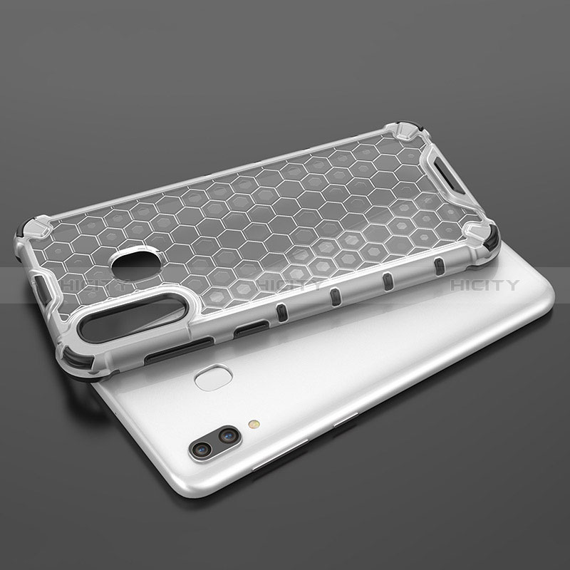 Custodia Silicone Trasparente Laterale 360 Gradi Cover AM2 per Samsung Galaxy M10S