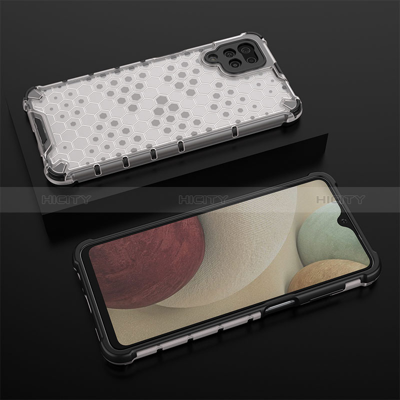 Custodia Silicone Trasparente Laterale 360 Gradi Cover AM2 per Samsung Galaxy M12