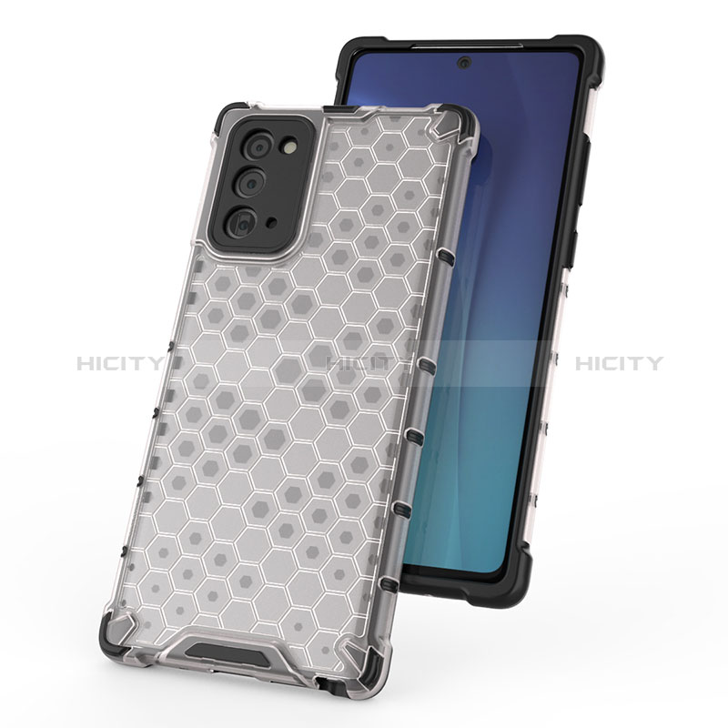 Custodia Silicone Trasparente Laterale 360 Gradi Cover AM2 per Samsung Galaxy Note 20 5G