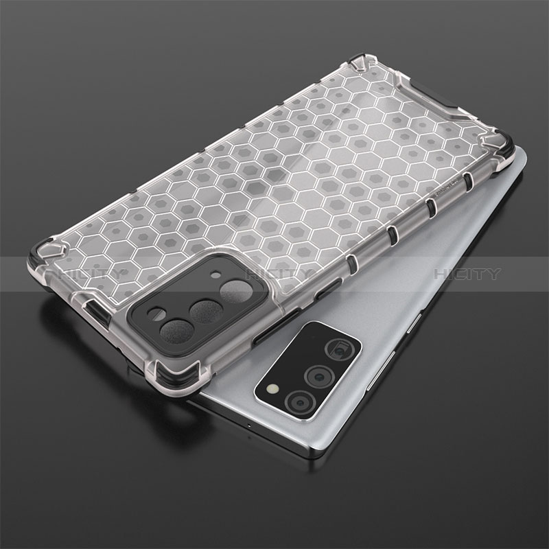 Custodia Silicone Trasparente Laterale 360 Gradi Cover AM2 per Samsung Galaxy Note 20 5G