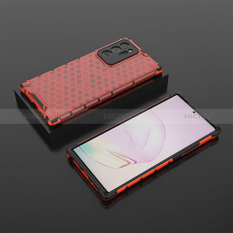 Custodia Silicone Trasparente Laterale 360 Gradi Cover AM2 per Samsung Galaxy Note 20 Ultra 5G