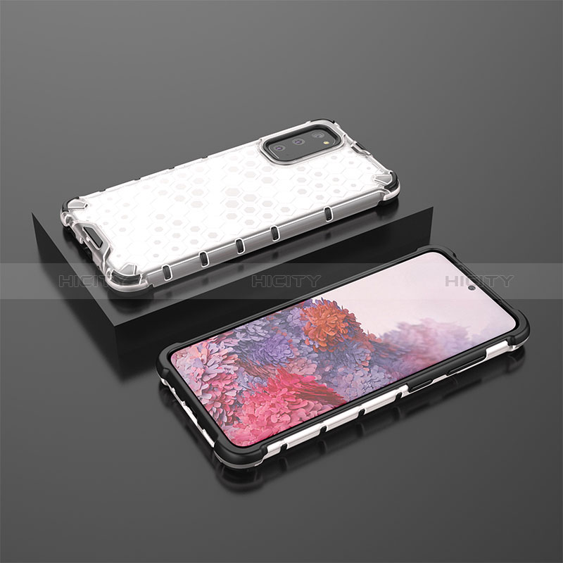 Custodia Silicone Trasparente Laterale 360 Gradi Cover AM2 per Samsung Galaxy S20 5G