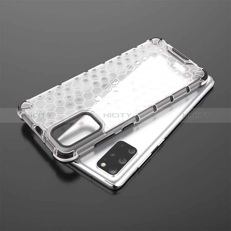 Custodia Silicone Trasparente Laterale 360 Gradi Cover AM2 per Samsung Galaxy S20 Plus 5G