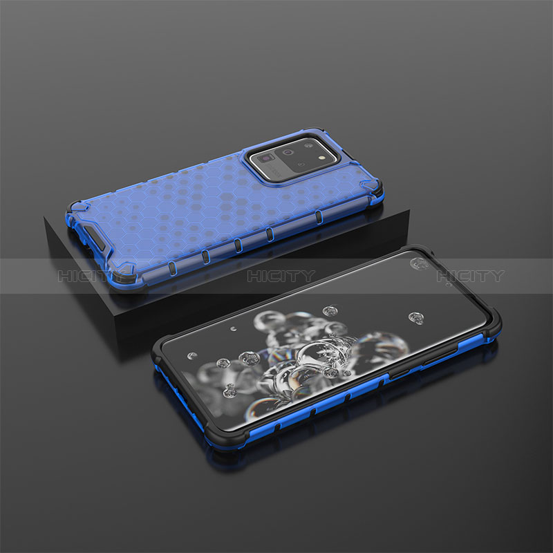 Custodia Silicone Trasparente Laterale 360 Gradi Cover AM2 per Samsung Galaxy S20 Ultra 5G