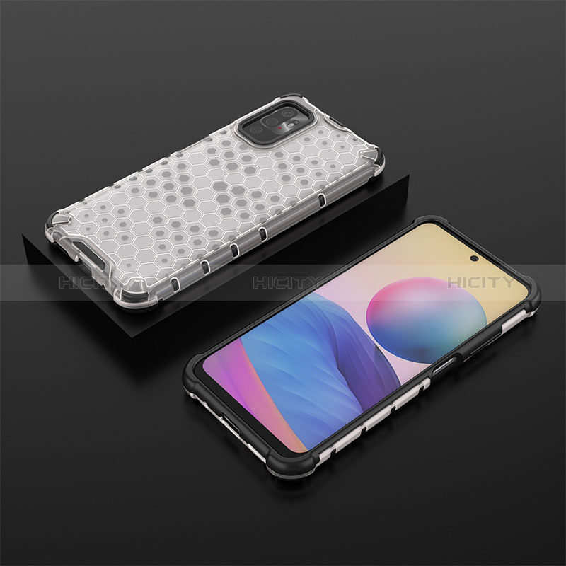 Custodia Silicone Trasparente Laterale 360 Gradi Cover AM2 per Xiaomi Redmi Note 10T 5G