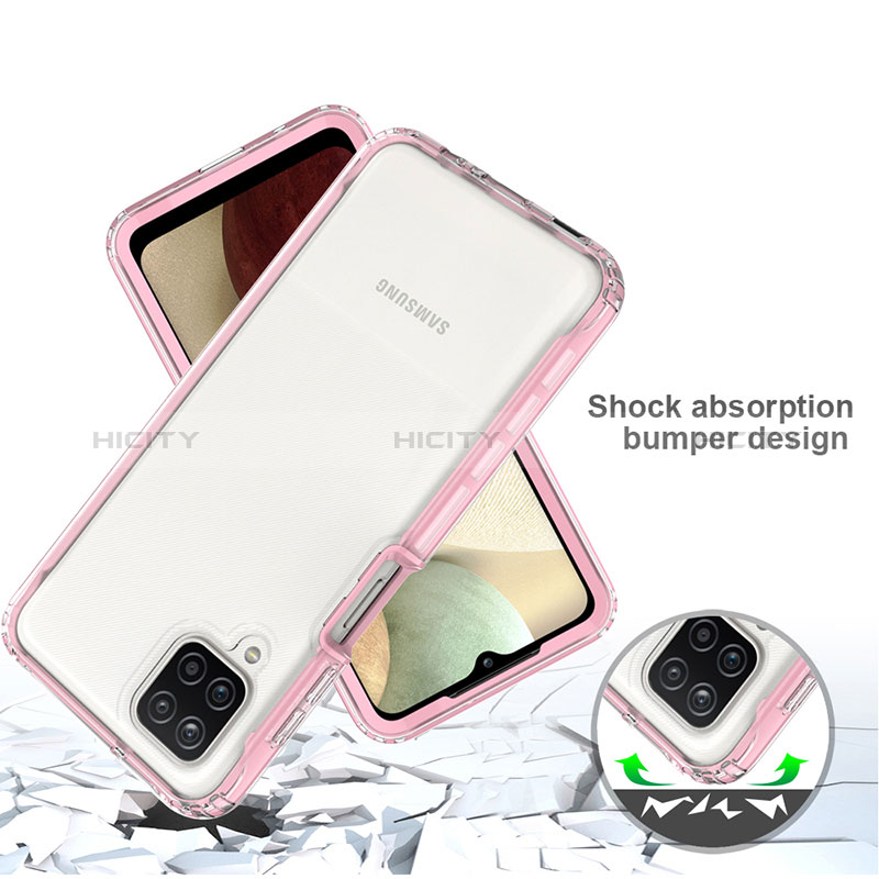 Custodia Silicone Trasparente Laterale 360 Gradi Cover JX1 per Samsung Galaxy A12 5G