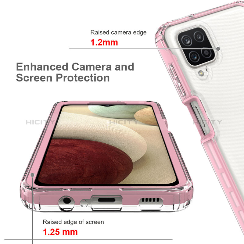 Custodia Silicone Trasparente Laterale 360 Gradi Cover JX1 per Samsung Galaxy A12 5G