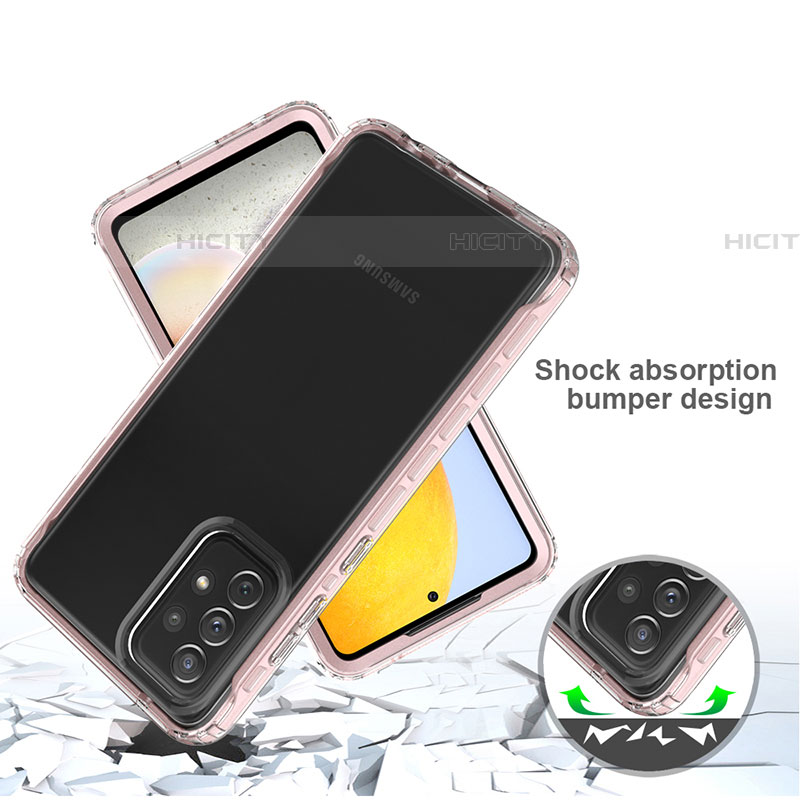 Custodia Silicone Trasparente Laterale 360 Gradi Cover JX1 per Samsung Galaxy A72 5G