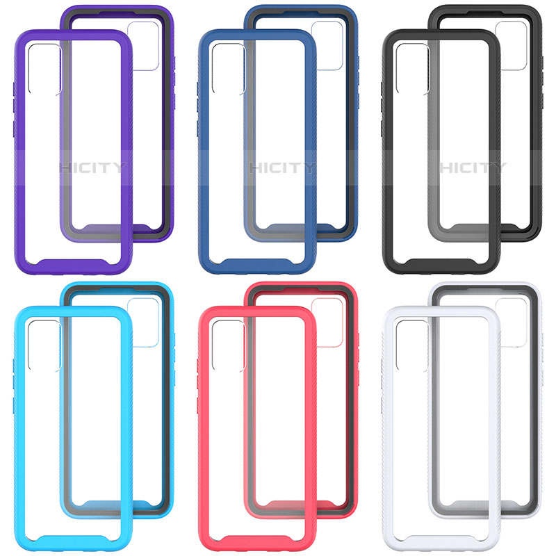 Custodia Silicone Trasparente Laterale 360 Gradi Cover JX1 per Samsung Galaxy M02s