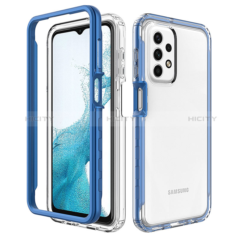 Custodia Silicone Trasparente Laterale 360 Gradi Cover JX2 per Samsung Galaxy A23 5G