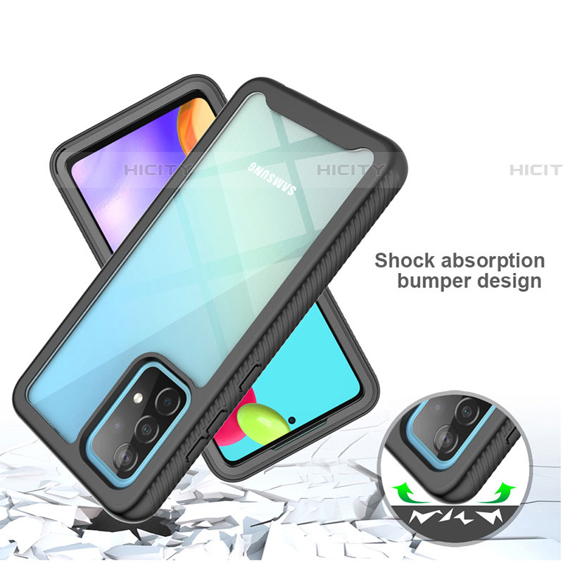 Custodia Silicone Trasparente Laterale 360 Gradi Cover JX2 per Samsung Galaxy A52 5G