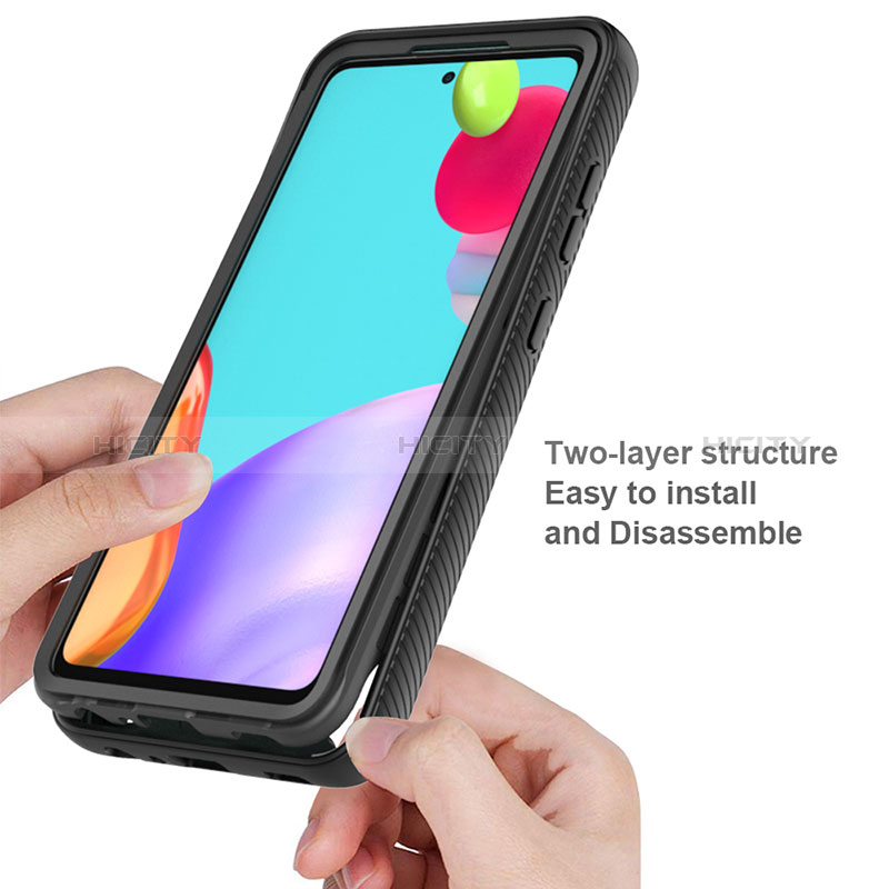 Custodia Silicone Trasparente Laterale 360 Gradi Cover JX2 per Samsung Galaxy A52s 5G