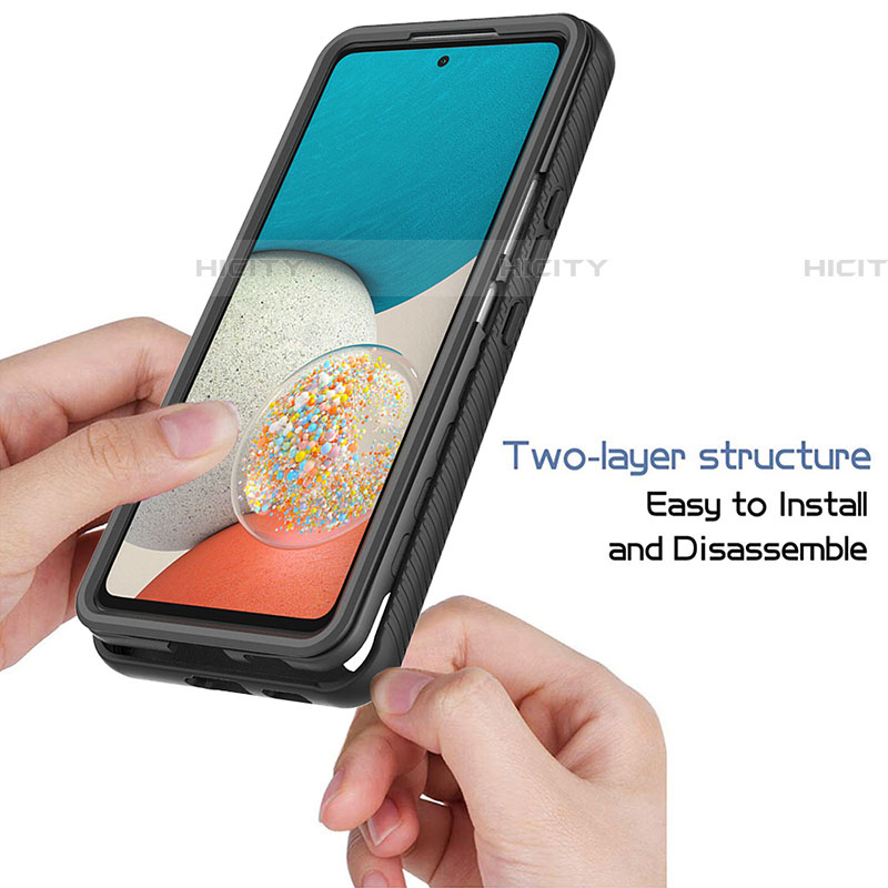 Custodia Silicone Trasparente Laterale 360 Gradi Cover JX2 per Samsung Galaxy A53 5G