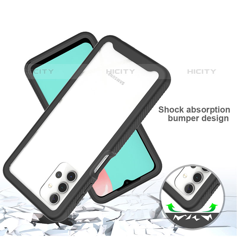 Custodia Silicone Trasparente Laterale 360 Gradi Cover JX2 per Samsung Galaxy M32 5G