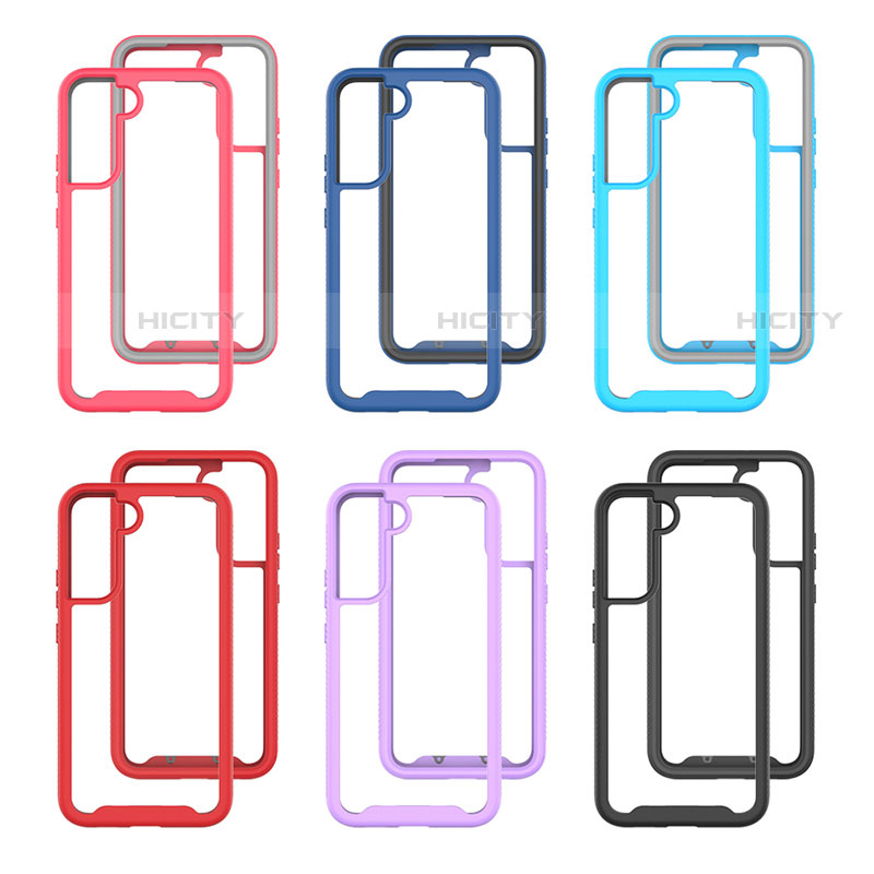 Custodia Silicone Trasparente Laterale 360 Gradi Cover M02 per Samsung Galaxy S23 Plus 5G