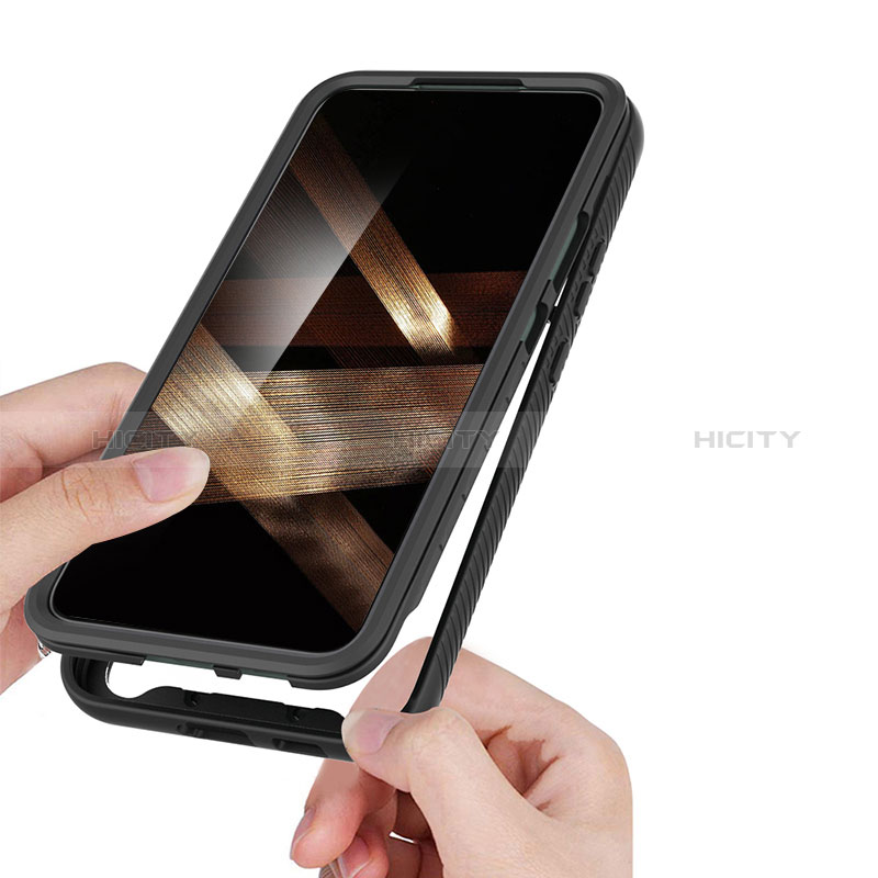 Custodia Silicone Trasparente Laterale 360 Gradi Cover M02 per Samsung Galaxy S24 Plus 5G