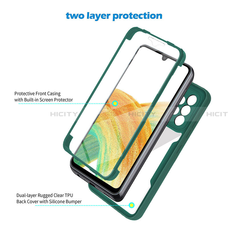 Custodia Silicone Trasparente Laterale 360 Gradi Cover MJ1 per Samsung Galaxy A33 5G