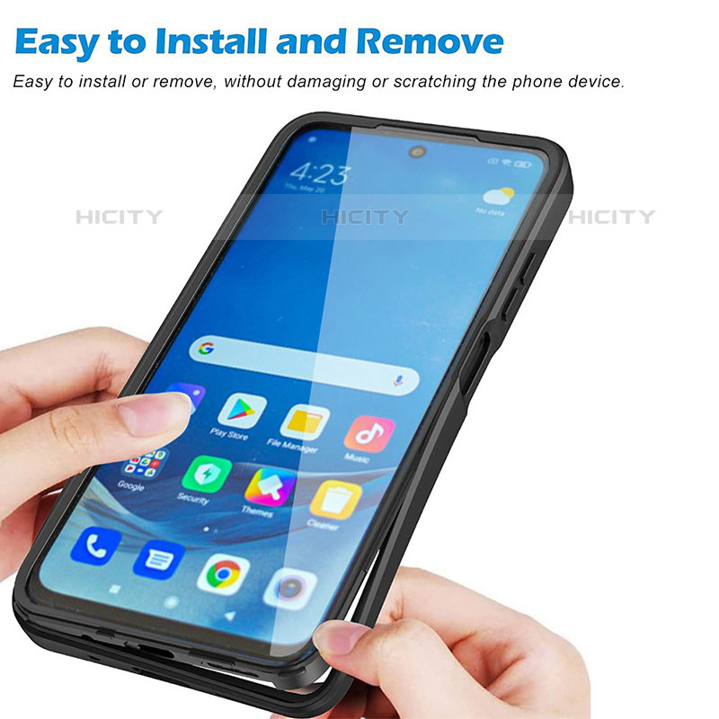 Custodia Silicone Trasparente Laterale 360 Gradi Cover MJ1 per Samsung Galaxy M52 5G