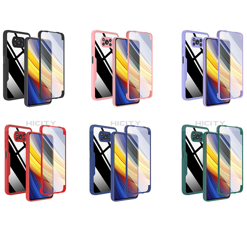 Custodia Silicone Trasparente Laterale 360 Gradi Cover MJ1 per Xiaomi Poco X3