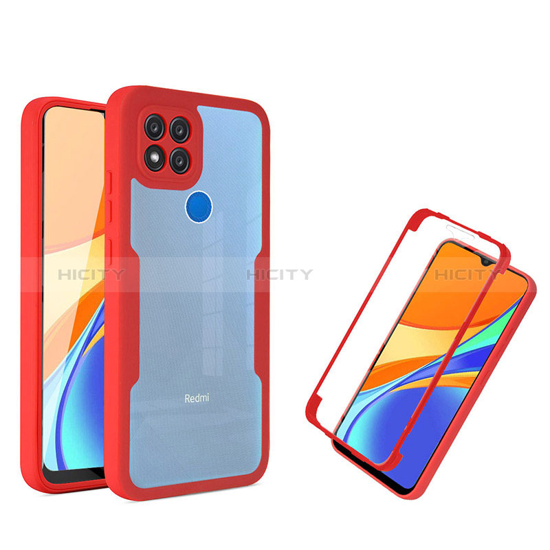 Custodia Silicone Trasparente Laterale 360 Gradi Cover MJ1 per Xiaomi Redmi 9C