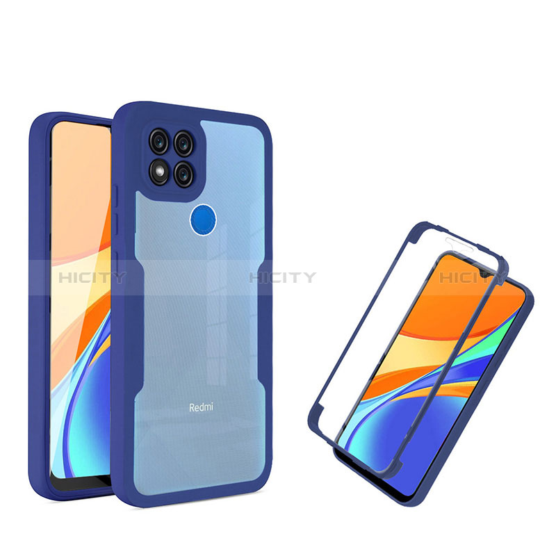 Custodia Silicone Trasparente Laterale 360 Gradi Cover MJ1 per Xiaomi Redmi 9C