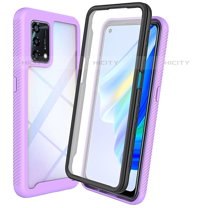 Custodia Silicone Trasparente Laterale 360 Gradi Cover per Oppo A74 4G