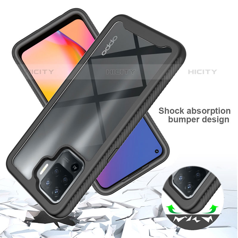 Custodia Silicone Trasparente Laterale 360 Gradi Cover per Oppo A94 4G