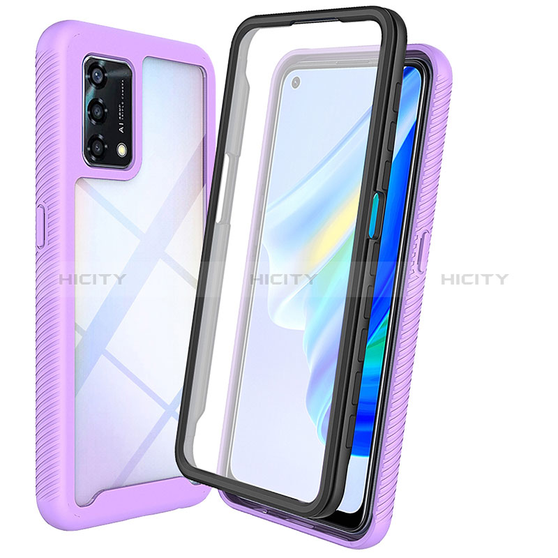 Custodia Silicone Trasparente Laterale 360 Gradi Cover per Oppo A95 4G